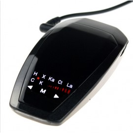 K band Touch Car Radar detector Mini Car Radar detector Full band Anti Radar detector 360 degree lens Russian/ English