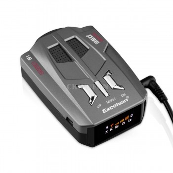 DHL 20PCS Car Trucker Speed V9 Laser Radar Detector Voice Alert Warning 16 Band Auto 360 Degrees (Color: Black)
