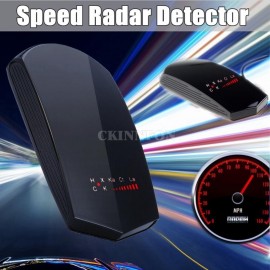 DHL 50PCS Stunning 360 Full Band GPS Speed Safety Car Radar Camera Detector Voice Alert LED (Color: Black)