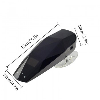 Car Electronic Dog Early Warning Radar 200M Mobile Speedometer Monitoring Machine Car Vehicle Electronics Radar Alarm Detectors