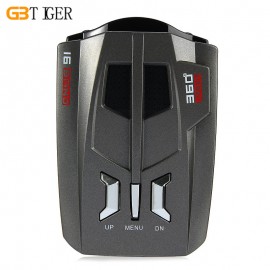 V9 Car Radar Detector 360 Degrees K and KA Band LED Display Russia / English Voice Alert Warning Anti Radar Detectors