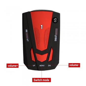 OkeyTech V7/V8/V9 Car Radar Detector 360 Degrees 16 Band LED Display Alert Alarm Warning Anti Radar Detectors Russia/Engling
