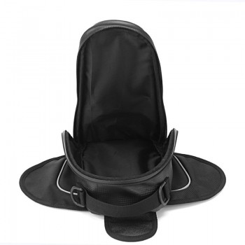 New Waterproof Motor Tank Bag Black Oil Fuel Tank Bag Magnetic Motorbike Saddle Bag Single Shoulder Bag Motorcycle Backpack