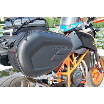 Komine SA212 motorized brigade riding saddle bag side bag really waterproof cover Can put down the helmet