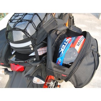 Komine SA212 motorized brigade riding saddle bag side bag really waterproof cover Can put down the helmet