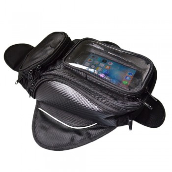 Magnetic Motorcycle Tank Bag Waterproof Motorbike Saddle Bag Single Shoulder Bag Backpack Luggage Phone Case For IPhone Xiaomi