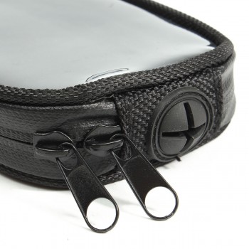 Black Motorcycle Bags Magnetic Gas Tank Clear For Cell Phone Case Holder Mount