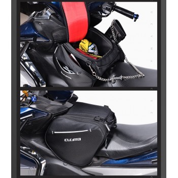 CUCYMA Motorcycles Front Storage Bags 20-35L Motorbike Racing Travel Bags with Shoulder Strap Scooter Tunnel Bag