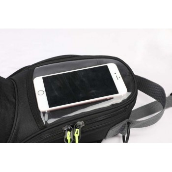 Motorcycle new fuel bag mobile phone navigation bag multifunctional small oil reservoir package magnetic fixed straps fixed
