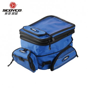 SCOYCO 100% Original universal Motorcycle motorcross oil tank bag waterproof luggage bag motorbike magnetic bag  fuel tank bag