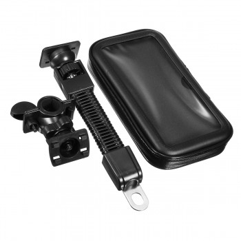 Mofaner 1 Set Universal Waterproof Motorcycle Scooter Bicycle Phone Holder Mount Case Bag Pouch For Cell Phone GPS