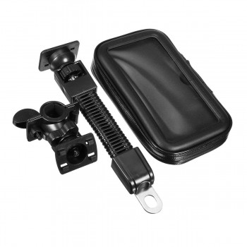 Mofaner 1 Set Universal Waterproof Motorcycle Scooter Bicycle Phone Holder Mount Case Bag Pouch For Cell Phone GPS