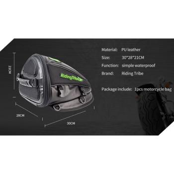 Riding Tribe Universal Motorcycle Tank Bag Micro-fiber Motorbike Tail bag Waterproof Travel Backpack Functional G-XZ-017