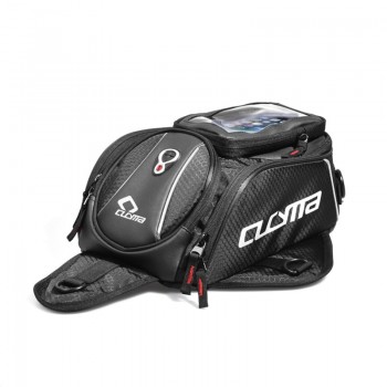 Motorcycle Black Tank Bags Multifunction Motos Luggage Universal Motorbike Oil Fuel Tank Bags Seat Tail Pack Genuine CUCYMA