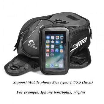 Motorcycle Black Tank Bags Multifunction Motos Luggage Universal Motorbike Oil Fuel Tank Bags Seat Tail Pack Genuine CUCYMA