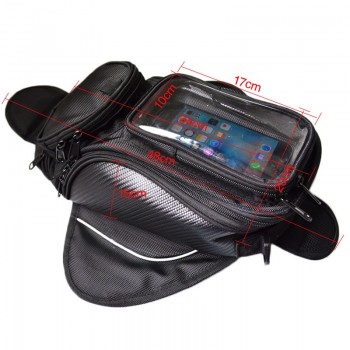 Motorcycle Tank bags magnetic gps bag Big View Widow Moto luggage bags motorcycle tail bag for iphone6/ 6s /7 Samsung S8