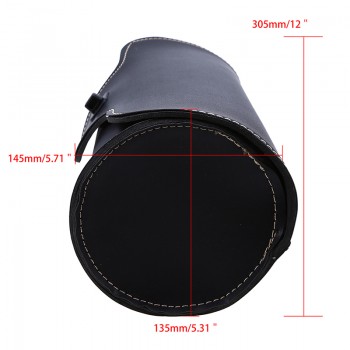 POSSBAY Universal Motorcycle Saddlesbags Tank Bag leather Motorcycle Trunks for Harley Honda Yamaha Waterproof Side Bag Luggages