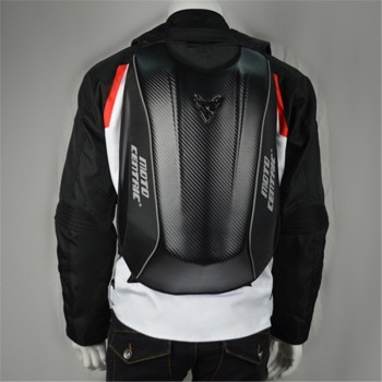 Motocentric Motorcycle Backpack Carbon Fiber Motocross Racing Riding Helmet Bag Motorbike Knight Backpack Reflective