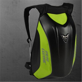 Motocentric Motorcycle Backpack Carbon Fiber Motocross Racing Riding Helmet Bag Motorbike Knight Backpack Reflective