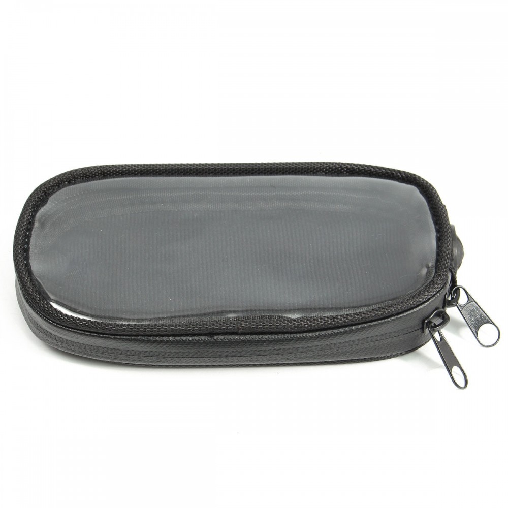 Universal Black Motorcycle Bags Magnetic Gas Tank Clear For Cell Phone Case Holder Mount