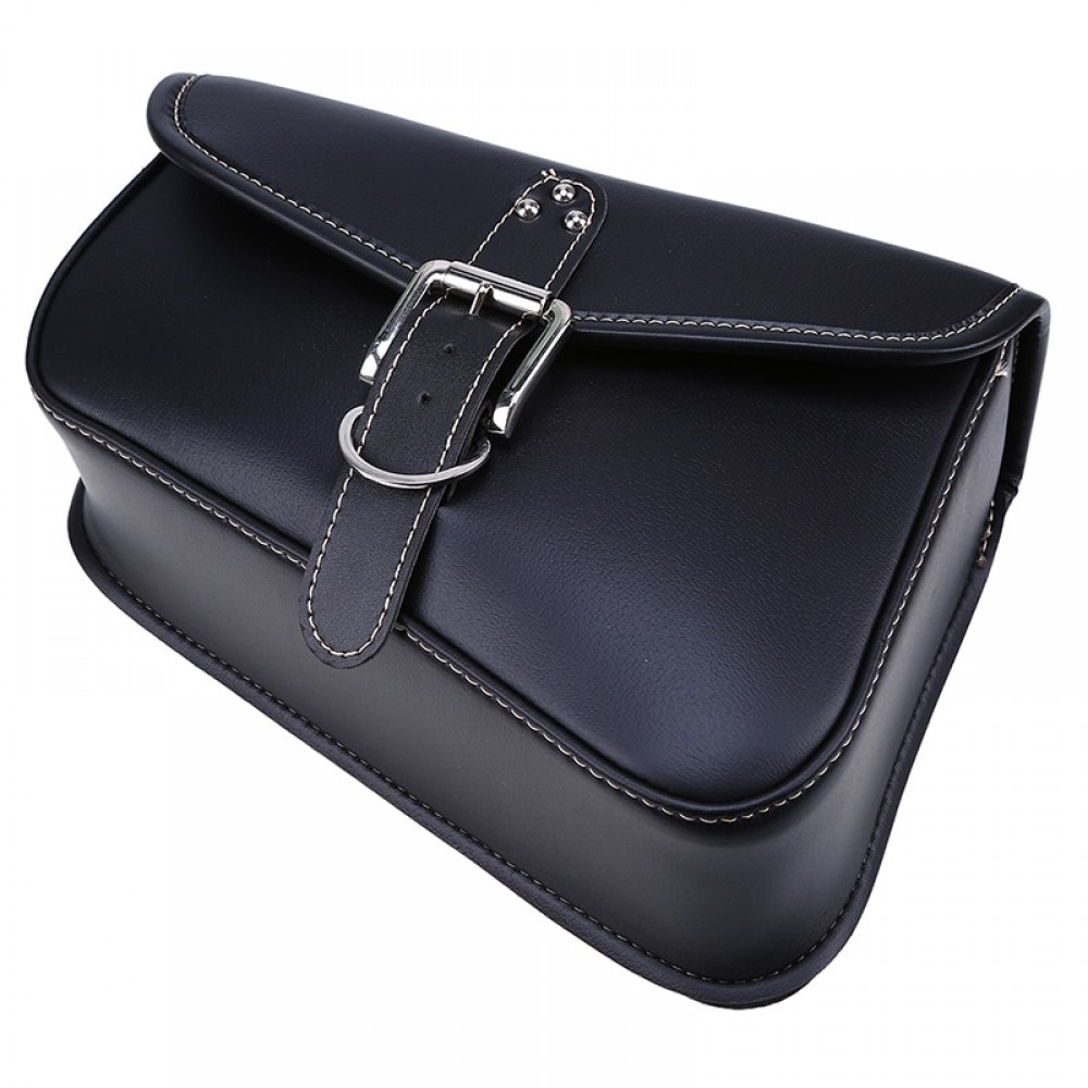Motorcycle Saddlebag Luggage Bag Saddle Bag PU Leather Tool Bags Storage For Harley Sportster 883 Cruiser Storage Pouch Bicycle
