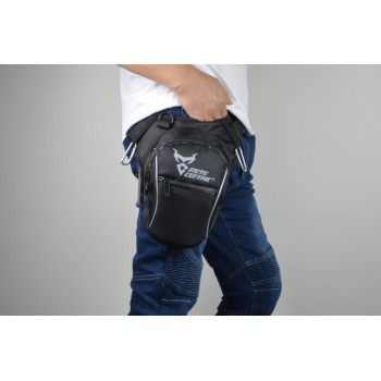2018 new MOTOCENTRIC high quality oxford fabric multi-purpose waterproof drop leg bag motorcycle leg bag luggage waist bag gray