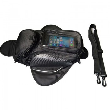 Motorcycle tank bag Oil Fuel Bag Magnetic moto saddle luggage GPS Phone Bag Bigger Window suitcase For iphone Samsung