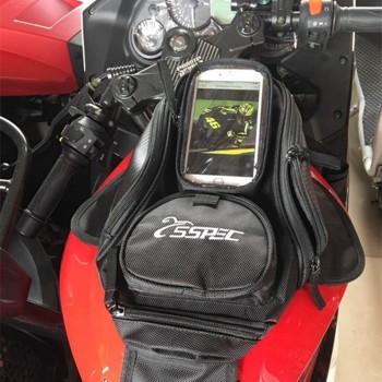 Motorcycle multifunction waterproof bag traveling racing off road touch screen oil fuel tank bag motocross motorbike saddlebags