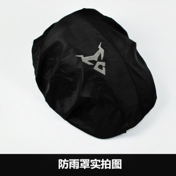 2018 motorcycle fuel tank bag tail bag waterproof locomotive multi-function rear seat helmet bag (package + rain cover)