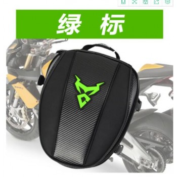 2018 motorcycle fuel tank bag tail bag waterproof locomotive multi-function rear seat helmet bag (package + rain cover)