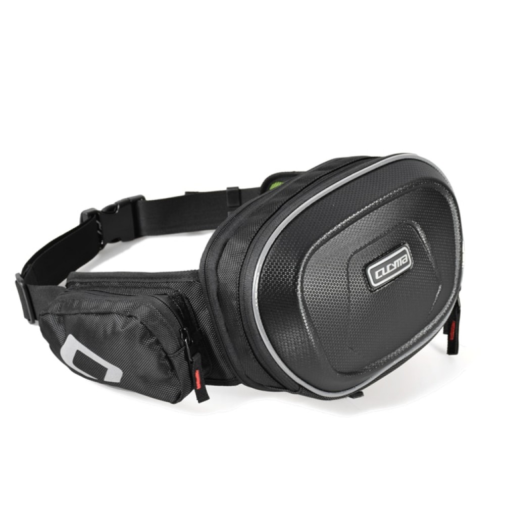 Bike Motorcycle Outdoor Travel Sport Unisex Black Adjustable Strap Waist Bag Backpack