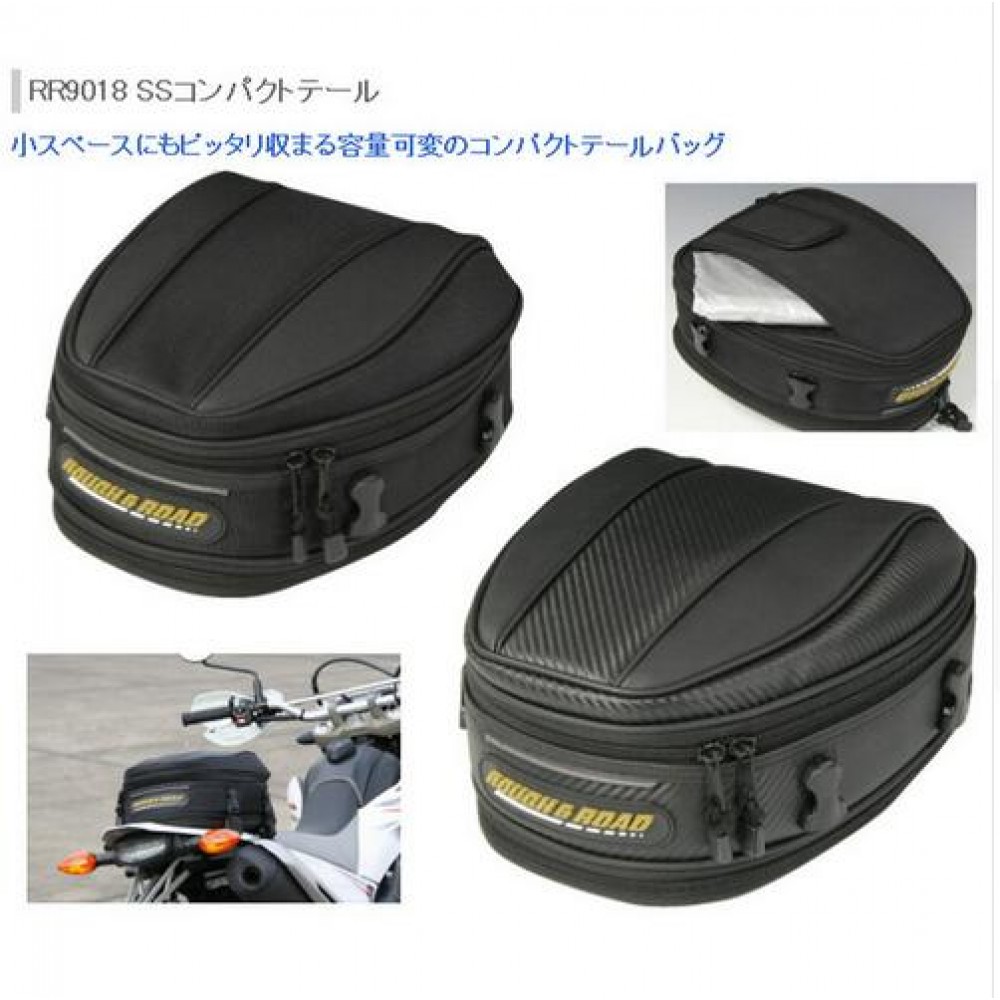 2017  New RR9018 Motorcycle rear seat package hangback bag after the bags rain cover cycling