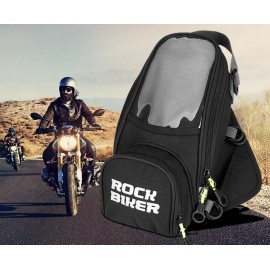 ROCK BIKER Motorcycle fuel bag touch screen mobile phone navigation bag multi functional oil tank magnetic fixed straps fixed