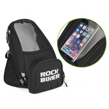 ROCK BIKER Motorcycle fuel bag touch screen mobile phone navigation bag multi functional oil tank magnetic fixed straps fixed