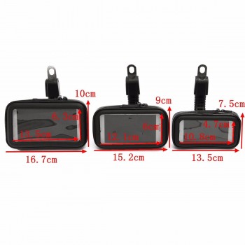 Mofaner Waterproof Bicycle Phone Holder Motorcycle Phone GPS Bag Handle Bar Mount Holder 3.5 To 5.5 Inch Universal