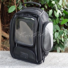 Komine SA-051 10.5L Motorcycle Tank Bag HandBag Black Travel Luggage Tool Bags for Harley Touring Honda Yamaha Suzuki Kawasaki