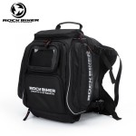 ROCK BIKER Waterproof Black Helmet Bag Motorcycle Touring Luggage Bags For Bmw Honda Yamaha Motocross Fuel Tank Bag