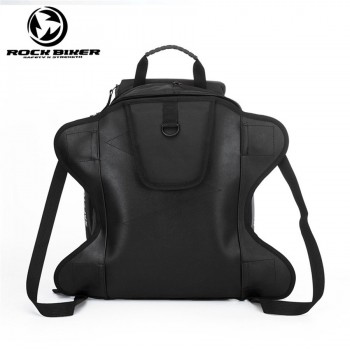 ROCK BIKER Waterproof Black Helmet Bag Motorcycle Touring Luggage Bags For Bmw Honda Yamaha Motocross Fuel Tank Bag