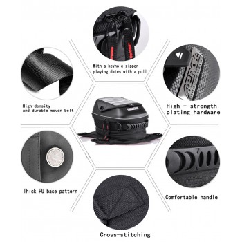 For Ducati Monster 696 / 796 / 1100 (08 gt; 14)/for Ducati Monster 1100 Evo Motorcycle Tank Bag Waterproof Racing Package Bags
