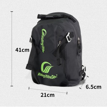 Cycling Black Motorcycle Bag Waterproof Motorcycle Backpack Touring Luggage Bag Motorbike Helmet Bags Moto Magnetic Tank Bag