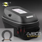 Motorcycle Black Tank Bags Fit for Suzuki DL 650 V-Strom 04- 11 Oil Fuel Tank Bags Seat Tail Pack Genuine MEMAT
