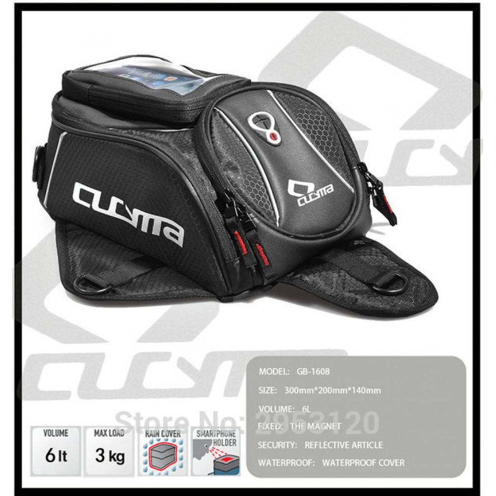 Free shipping CUCYMA Motorcycle tank bag CB-1608 cell phone Waterproof tool bag Knight daily Outdoor Travel motor tank bags