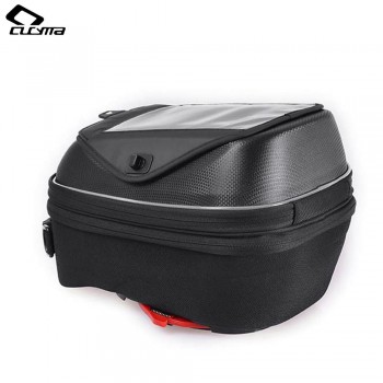 WOSAWE Motorcycle Tail Bags Back Seat Bags Travel Bag Motorbike Scooter Sport Luggage Rear Seat Rider Tank Bag Pack 23L