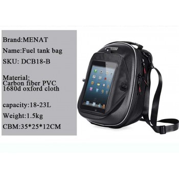 WOSAWE Motorcycle Tail Bags Back Seat Bags Travel Bag Motorbike Scooter Sport Luggage Rear Seat Rider Tank Bag Pack 23L