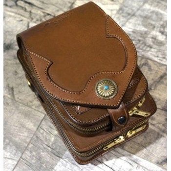 Uglybros bag Harley Indian motorcycle motorcycle retro handmade cowhide magnet vintage leather tank bag motorcycle backpack