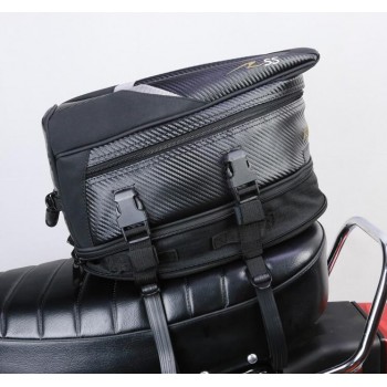 2018 New Roughamp;Road RR9014 Motorcycle Rear Sport Back Seat Bag Car Tail Bags Send 18.5 liters