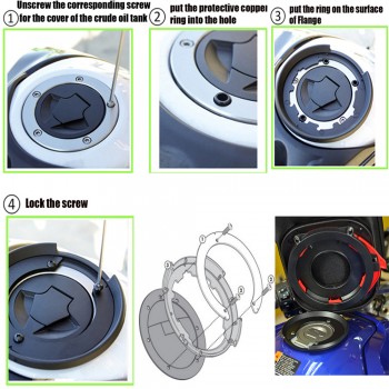 Motorcycle Tanklock Quick Release 23L Tank bag for MV Agusta Brutale 750 - 910 - 1078/MV Agusta F4 750-1000/for Cagiva Mito 125