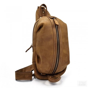 Motorcycle Bags Full Grain Cow Leather Men Chest Bag Vintage Crossbody Bags Retro Vintage Shoulder Messenger Luggage Bag