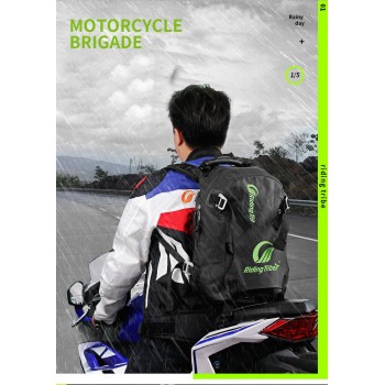 Mens Motorcycle Motorbike Helmet Bag Waterproof Motorcycle Backpack Touring Luggage Bag Motorbike Bags Moto Magnetic Tank Bag