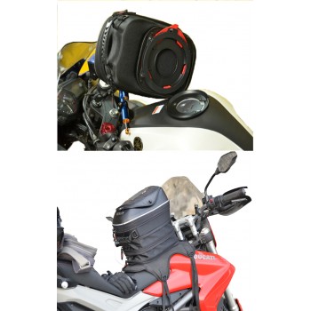 Motorcycle Expandable Magnet and Tanklock  Tank Bag Racing Backpack for Benelli BN600/899 K / Tre 1130 K